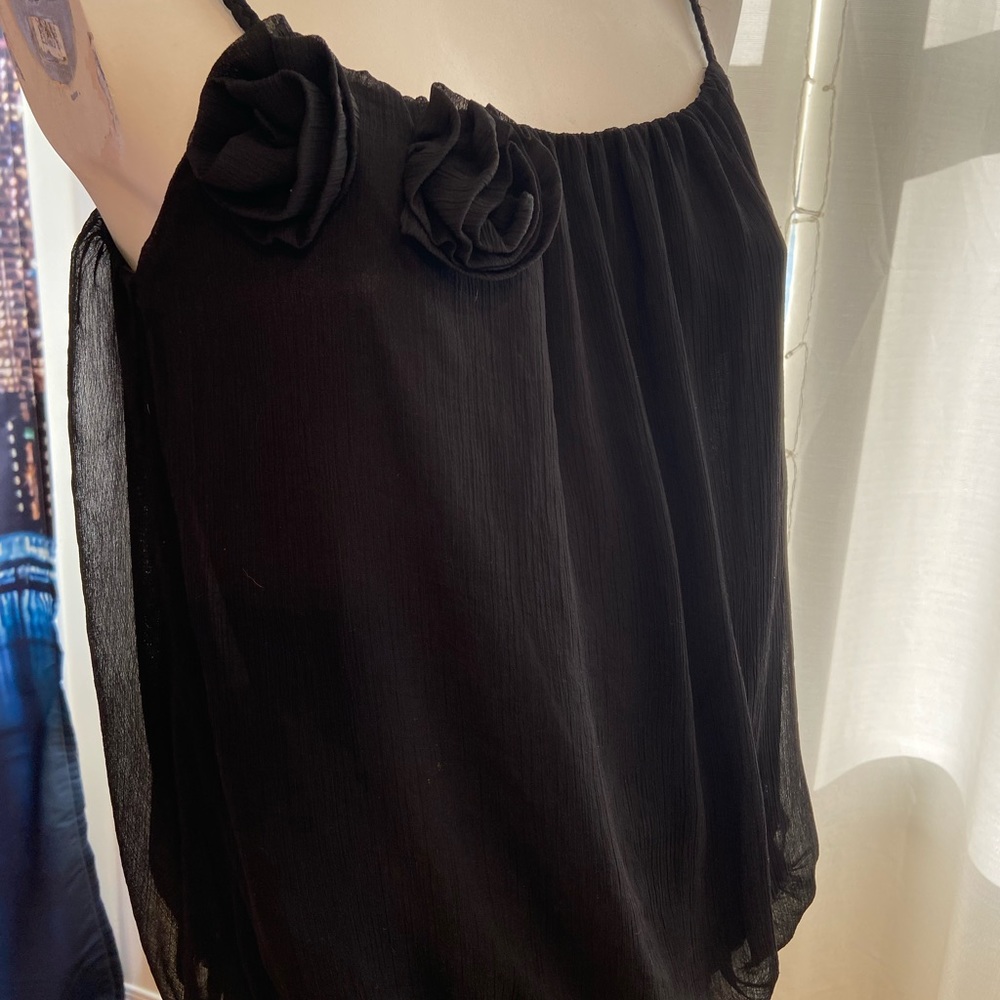Dressy sleeveless blouse